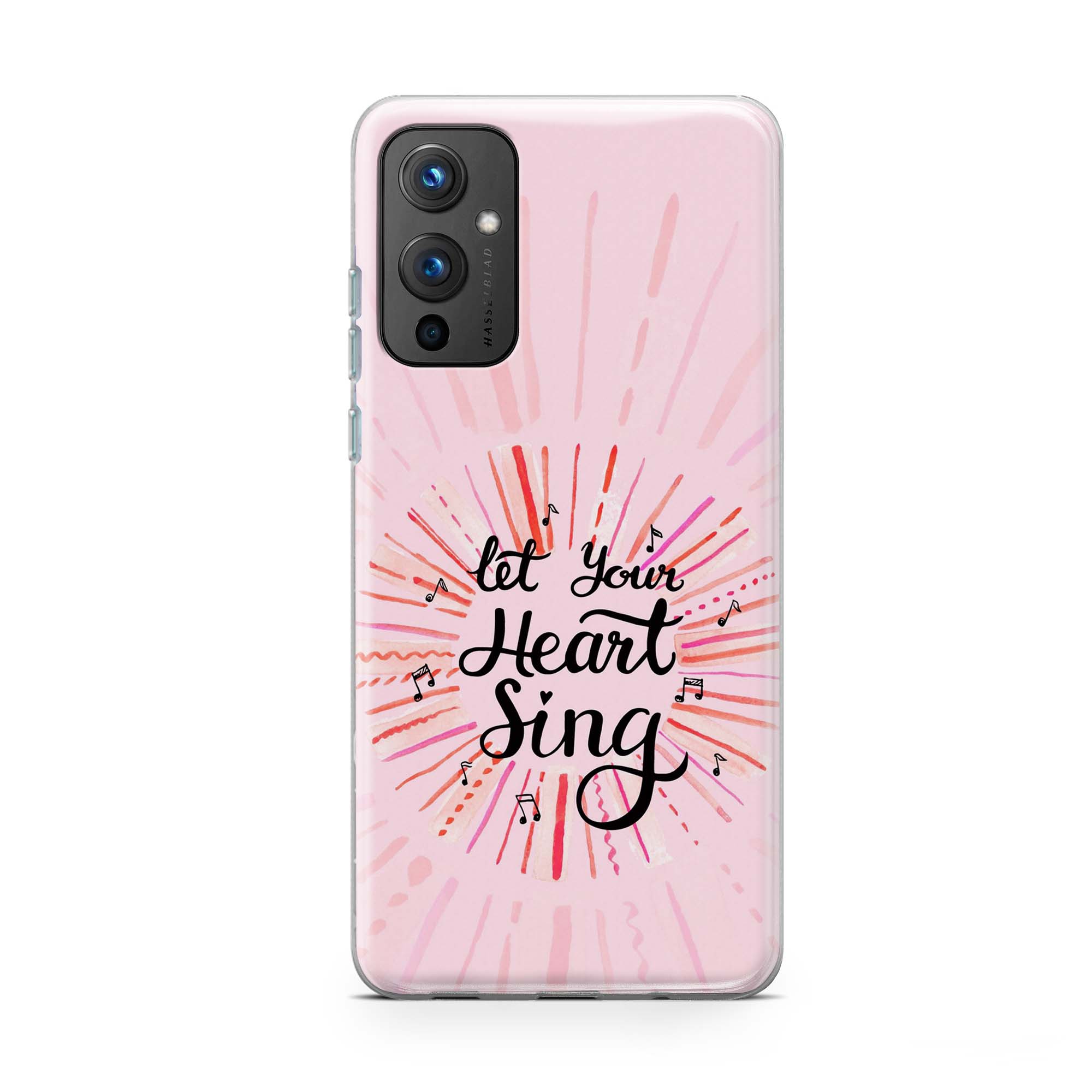 Typography - Let Your Heart Sing Printed Soft Phone Case Typography - Let Your Heart Sing Printed Soft Phone Case - Image 1