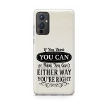 Typography Printed Soft Phone Case