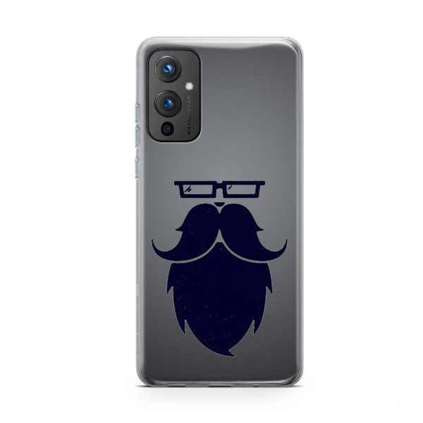 Moustache and Beard Printed Soft Phone Case