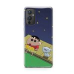 Shinchan And Shiro Printed Soft Phone Case