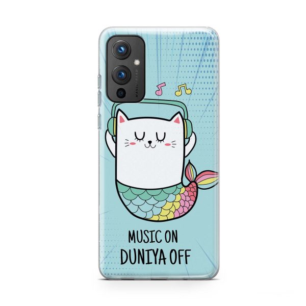 Music ON Duniya OFF Printed Soft Phone Case