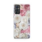 White Pink Roses Printed Soft Phone Case