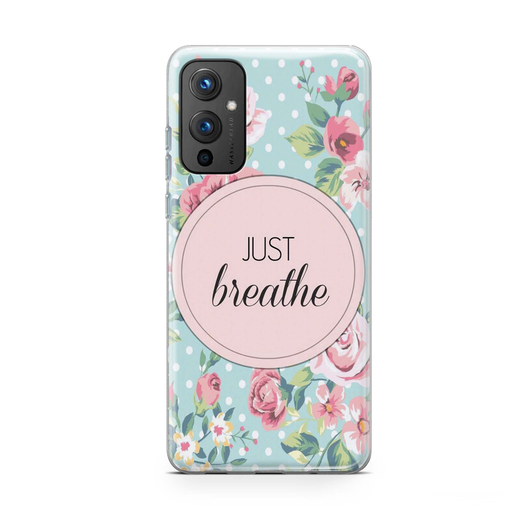 Just Breathe Printed Soft Phone Case Just Breathe Printed Soft Phone Case - Image 1