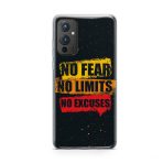 No Fear No Limits No Excuses Printed Soft Phone Case