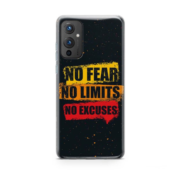 No Fear No Limits No Excuses Printed Soft Phone Case