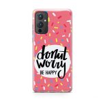Donut Worry Be Happy Printed Soft Phone Case