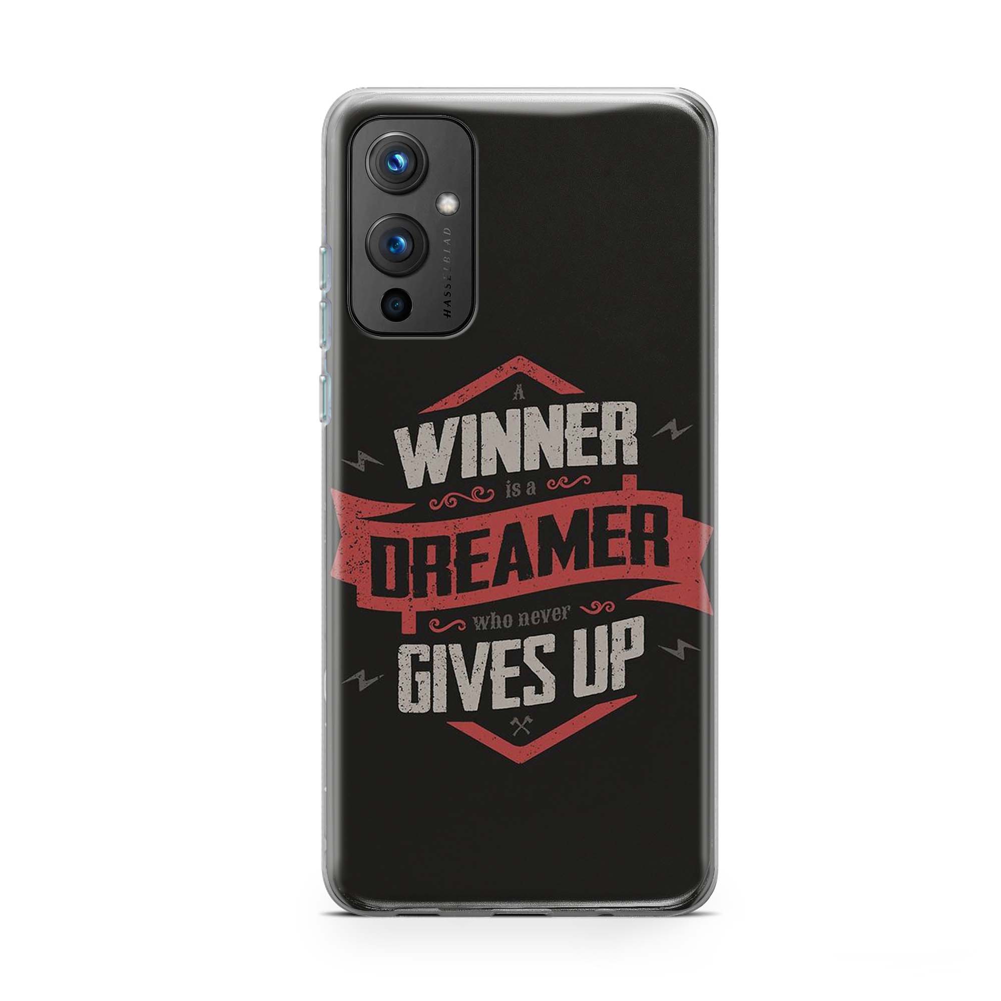 A Winner is a Dreamer Who Never Gives Up Printed Soft Phone Case A Winner is a Dreamer Who Never Gives Up Printed Soft Phone Case - Image 1
