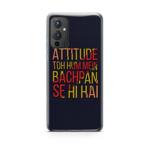 Attitude To Hum Mein Bachpan Se Hi Hai Printed Soft Phone Case