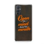 Open Your Mind Before Your Mouth Printed Soft Phone Case