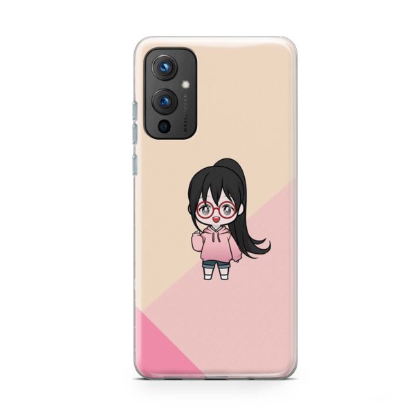 Cute Minimal Girl Soft Phone Case
