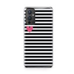Black and White Grid Pattern  Soft Phone Case