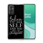 Believe in Yourself and you will be Unstoppable Soft Phone Case - Image 3