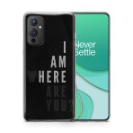 Typography - I Am Here Printed Soft Phone Case - Image 3