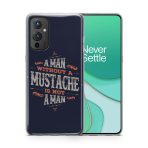 A Man Without A Mustache Is Not A Man Printed Soft Phone Case - Image 3