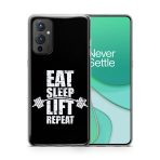 Eat Sleep Lift Repeat Printed Soft Phone Case - Image 3