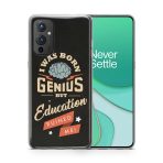 I was Born Genius Printed Soft Phone Case - Image 3