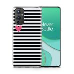 Black and White Grid Pattern  Soft Phone Case - Image 3