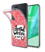 Donut Worry Be Happy Printed Soft Phone Case - Image 2