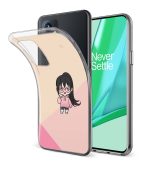 Cute Minimal Girl Soft Phone Case - Image 2
