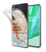 Eat Sleep Travel Repeat Map  Soft Phone Case - Image 2