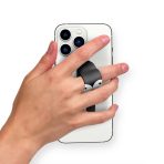 Cute Penguin Face  Printed Slider Phone Grip Holder - Image 2