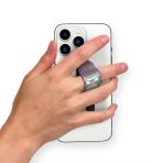 Owl With A Cat Eyes Printed Slider Phone Grip Holder - Image 2