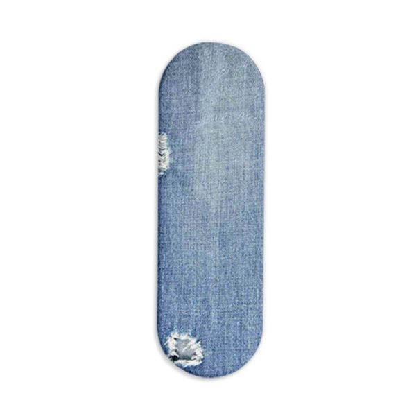 Denim Textured Printed Slider Phone Grip Holder