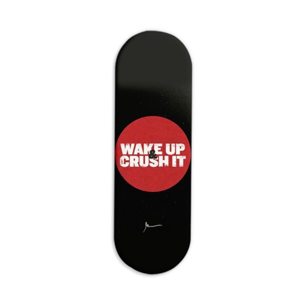Wake Up and Crush It Printed Slider Phone Grip Holder