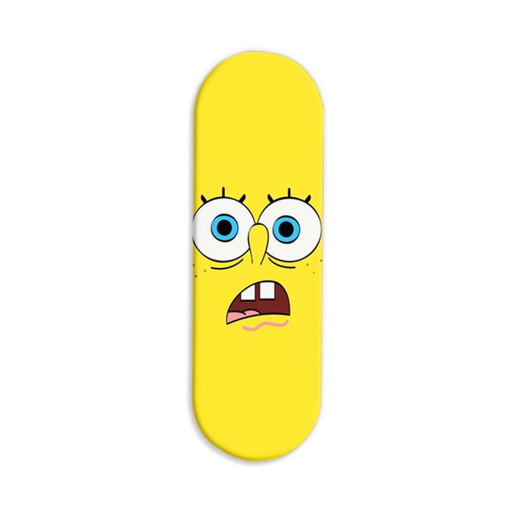 Sponge Bob Printed Slider Phone Grip Holder Sponge Bob Printed Slider Phone Grip Holder - Image 1