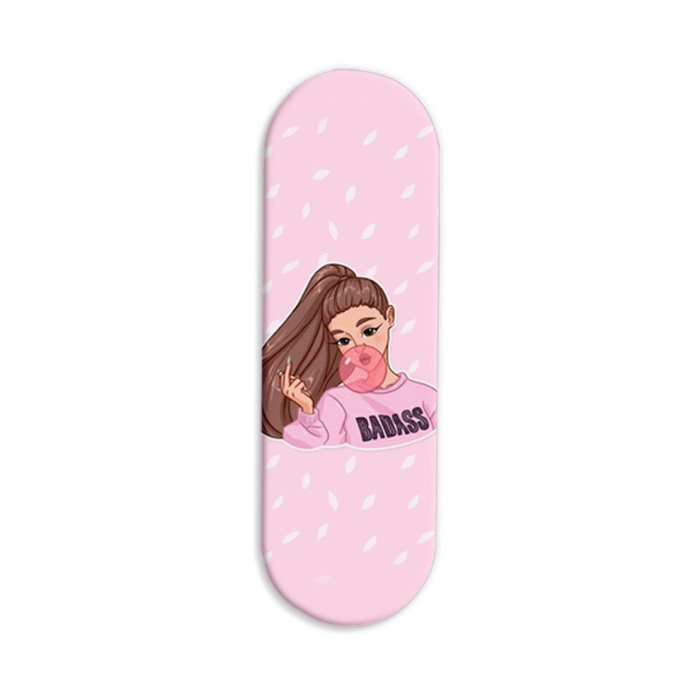 BadAss Girl Printed Slider Phone Grip Holder BadAss Girl Printed Slider Phone Grip Holder - Image 1