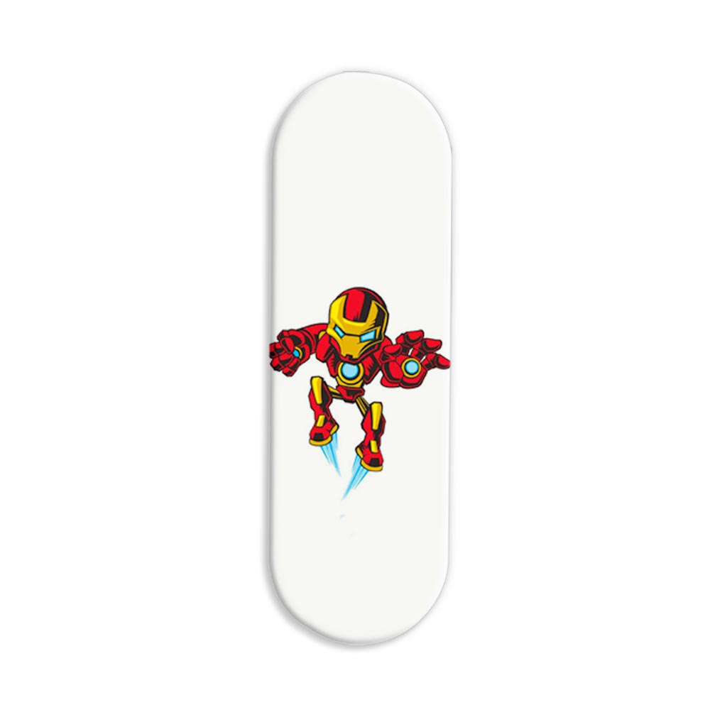 Ironman - Animated Print Printed Slider Phone Grip Holder Ironman - Animated Print Printed Slider Phone Grip Holder - Image 1