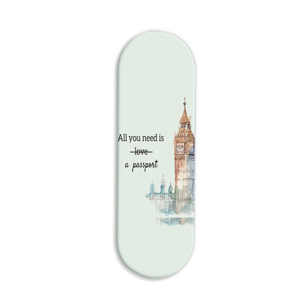 All you need is a Passport Printed Slider Phone Grip Holder All you need is a Passport Printed Slider Phone Grip Holder - Image 1