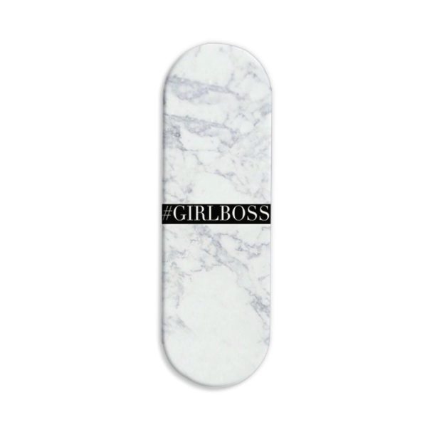 Girl Boss Marble  Printed Slider Phone Grip Holder