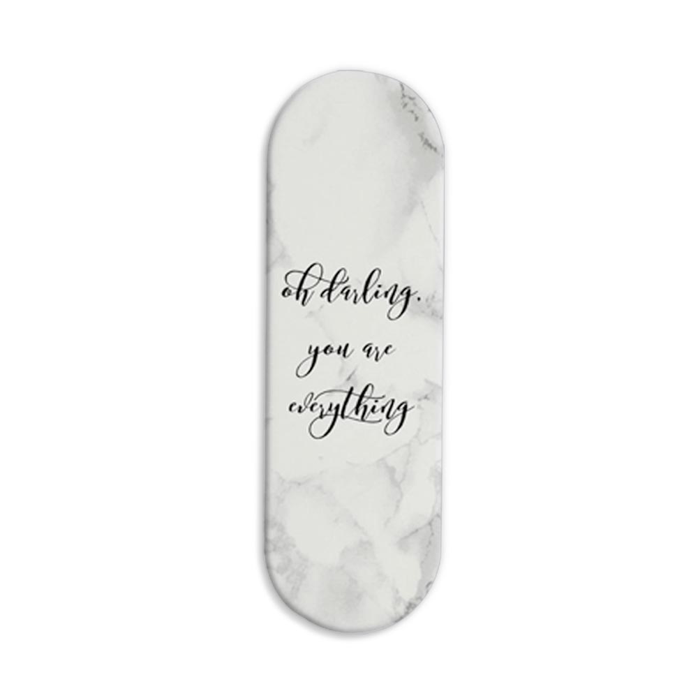 Oh Darling You Are Everything Marble Printed Slider Phone Grip Holder Oh Darling You Are Everything Marble Printed Slider Phone Grip Holder - Image 1