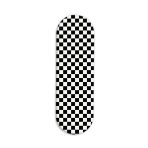 Black and White Checks  Printed Slider Phone Grip Holder