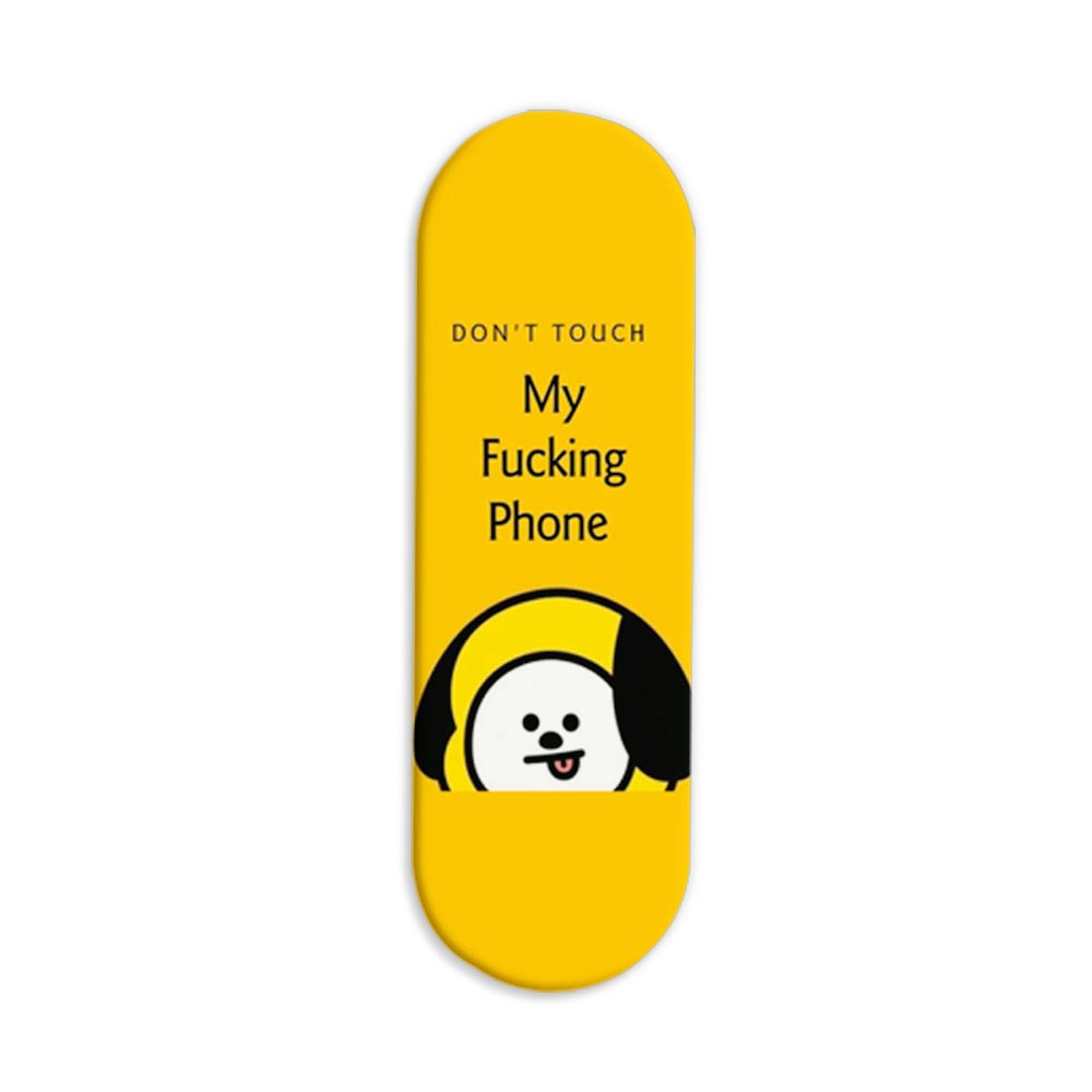 Don't Touch My Fucking Phone Printed Slider Phone Grip Holder Don't Touch My Fucking Phone Printed Slider Phone Grip Holder - Image 1