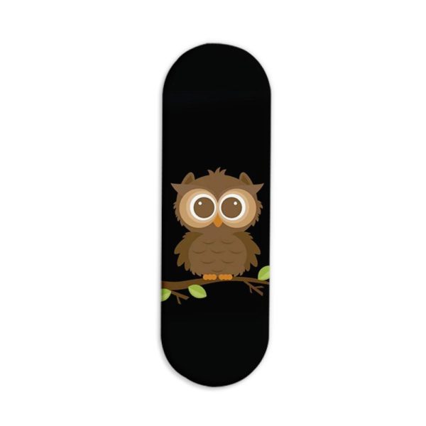 Owl  Printed Slider Phone Grip Holder