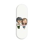A boy and Girl Printed Slider Phone Grip Holder