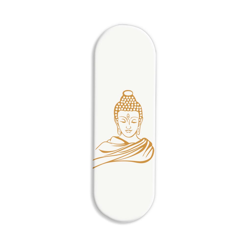 Gautam Buddha Printed Slider Phone Grip Holder Gautam Buddha Printed Slider Phone Grip Holder - Image 1