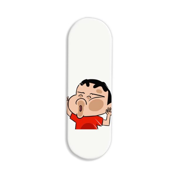 Shinchan Printed Slider Phone Grip Holder