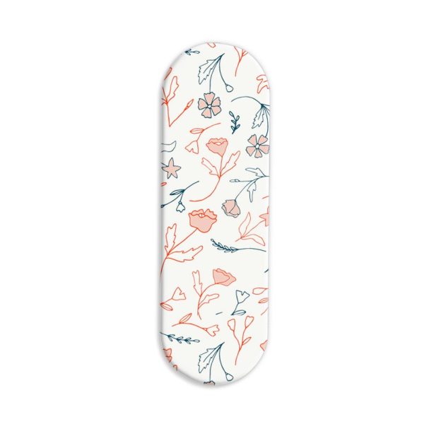 Flowers Printed Slider Phone Grip Holder