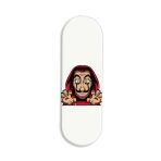 Dali Mask Printed Slider Phone Grip Holder