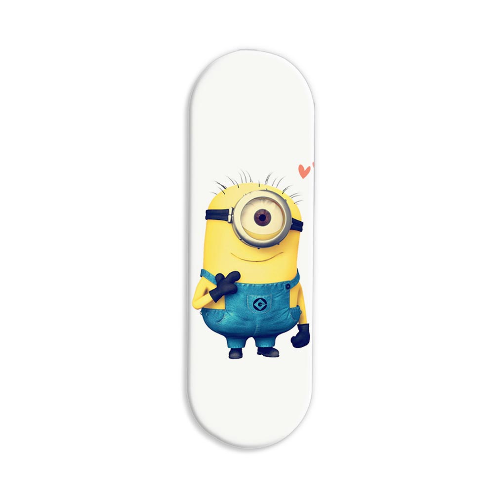 Minion Printed Slider Phone Grip Holder Minion Printed Slider Phone Grip Holder - Image 1