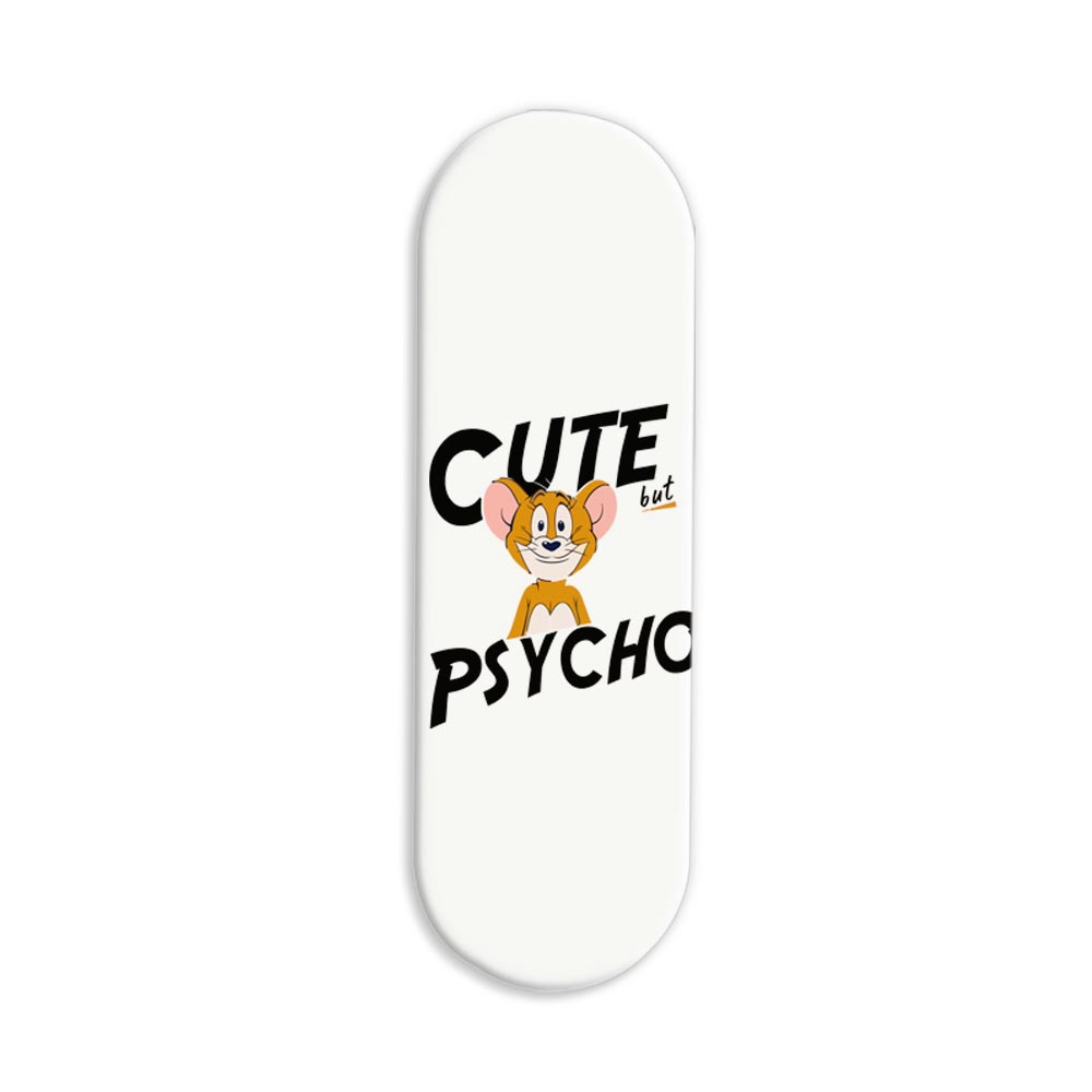 Jerry-Cute But Psycho Printed Slider Phone Grip Holder Jerry-Cute But Psycho Printed Slider Phone Grip Holder - Image 1