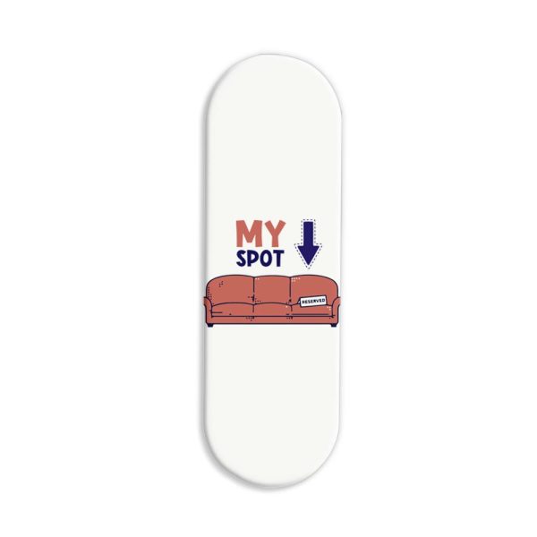 My Spot-Reserved Printed Slider Phone Grip Holder