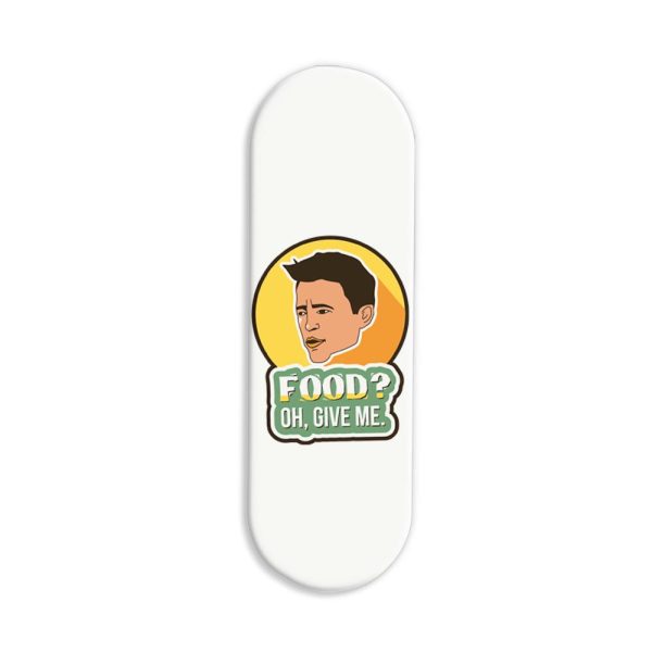 Food, Oh Give Me Printed Slider Phone Grip Holder