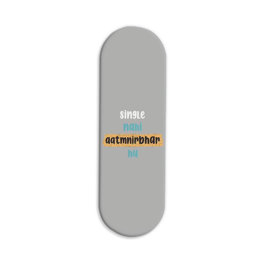 Single Nai Atmanirbahar Hu Printed Slider Phone Grip Holder Single Nai Atmanirbahar Hu Printed Slider Phone Grip Holder - Image 1