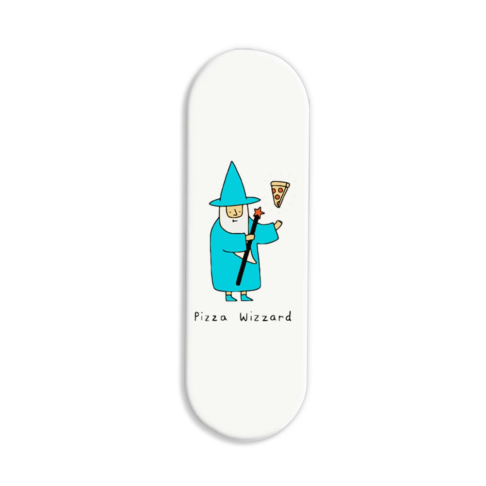 Pizza Wizzard Printed Slider Phone Grip Holder Pizza Wizzard Printed Slider Phone Grip Holder - Image 1