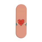Love Printed Slider Phone Grip Holder