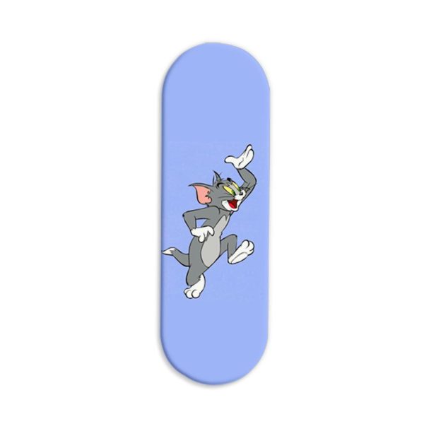 Tom Cartoon Printed Slider Phone Grip Holder